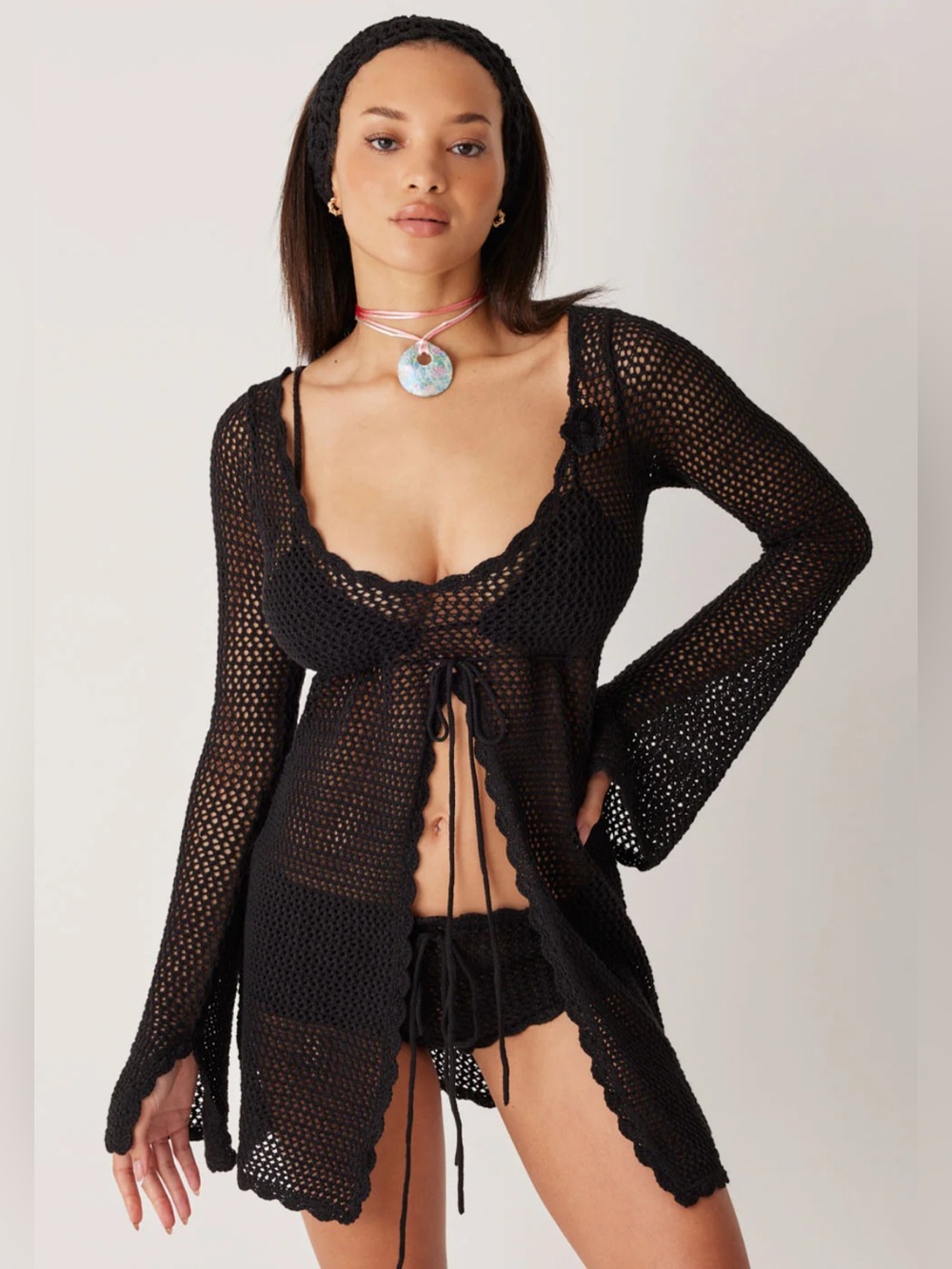 Frankie’s Bikini Collette Crochet Tunic
